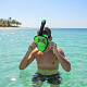 Aga Full-Face Snorkeling Mask L/XL Black/Green