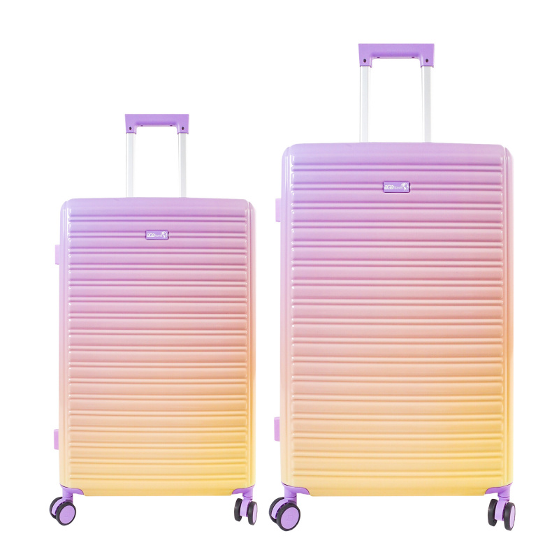 Aga Travel Set of Travel Suitcases MR4673 Yellow/Purple