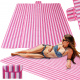 Aga Beach Picnic Blanket 200x200cm Pink