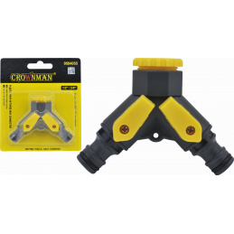 Hose splitter with two valves