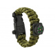 Bracelet SURVIVAL with accessories - Green