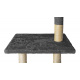Grey cat tree 138 cm