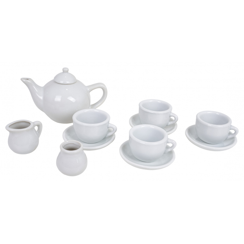 Ceramic tea set for painting