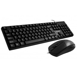 Dexxer wired keyboard + mouse black K70