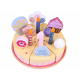 Sugar Wooden Birthday Cake for Cutting Candle Decoration ZA5936 Universal