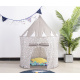 Aga4Kids Children's play tent Castle Grey