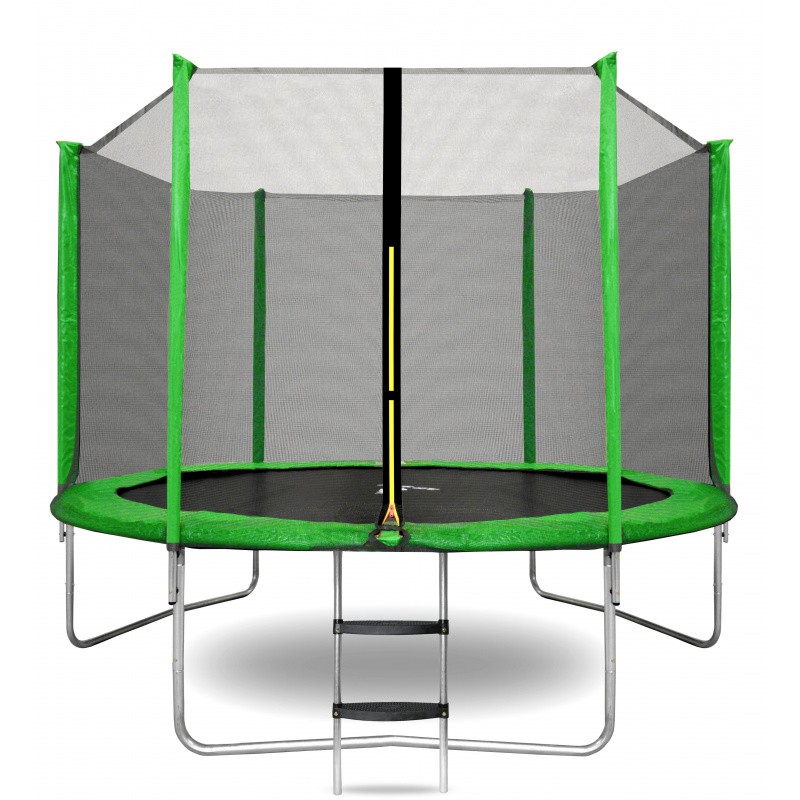 Aga SPORT TOP Trampoline 305 cm Light Green + Safety Net + Ladder