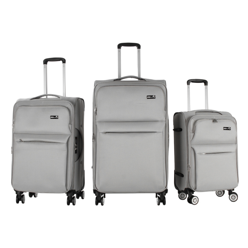 Aga Travel Set of Travel Suitcases Light Gray - 6CZ001 - 2. QUALITY