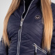 Versace 19.69 Women's Quilted Coat C67 Navy