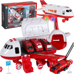 Aga Transport Plane + 3 fire trucks