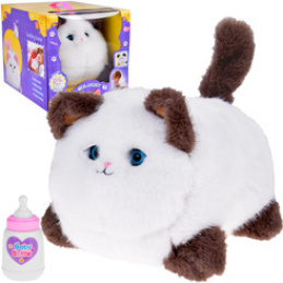Interactive Kitty PUSZEK - meows, purrs, and moves its eyes + records ZA5480 universal