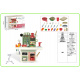 Kitchen with light and sound functions pink