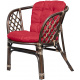 Aga Rattan set BAHAMA Choco Dark Red