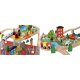 Aga4Kids Wooden Train Track 78 pieces on batteries