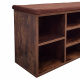 Aga Wooden Shoe Cabinet with Seat Cushion MR2018