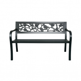 Aga Metal Garden Bench 125x53x77 cm