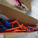 Aga Hanging Swing Ring 100 cm Blue-Red 6DZ078 - II. QUALITY