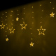 Aga LED Light Pendant Stars 2,5 m 138 LED Warm White