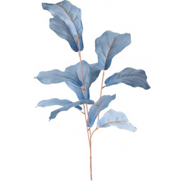 Artificial Plant Leaf Branch 98 cm Height Blue LIKE REAL