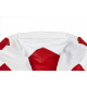Aga Sofa bag BALL XXXL Red - White + footrest