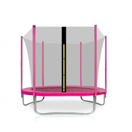 Aga SPORT FIT Trampoline 180 cm Pink + inner protective net