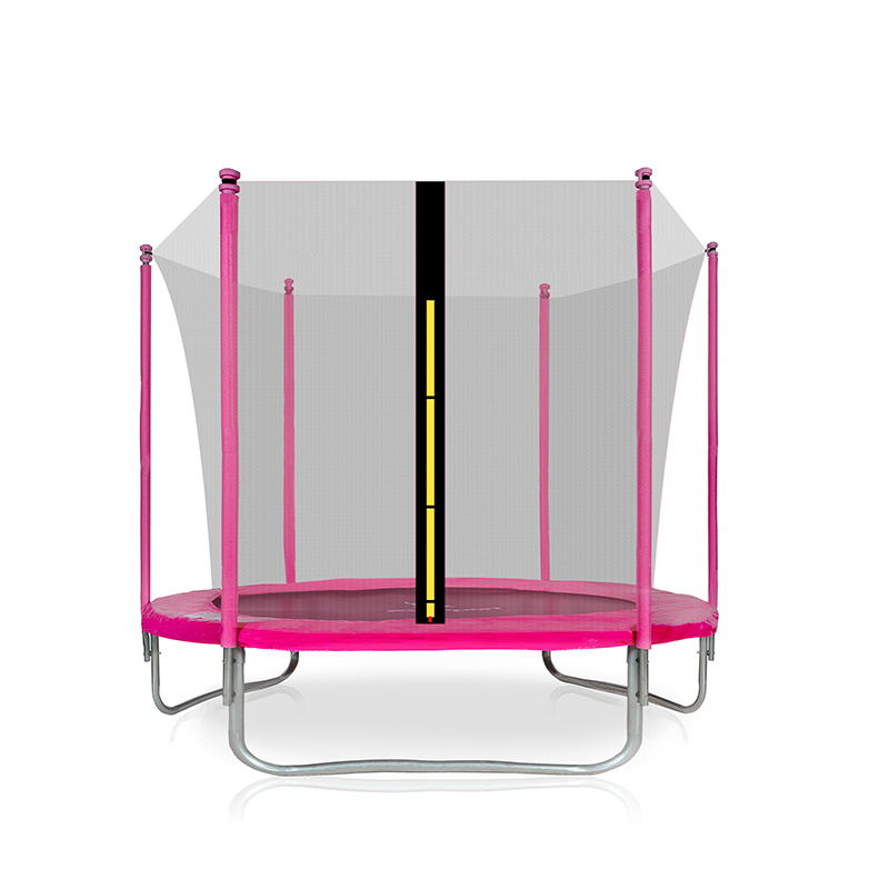 Aga SPORT FIT Trampoline 180 cm Pink + inner protective net