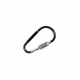 Aga Carabiner with Code Lock 12.1x6.7 cm Black
