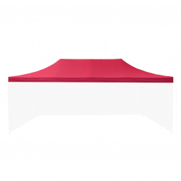 Aga Roof for Sales Stand 3x6m Red