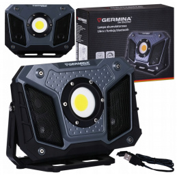 LED rechargeable headlamp with Bluetooth function 15W - IP54