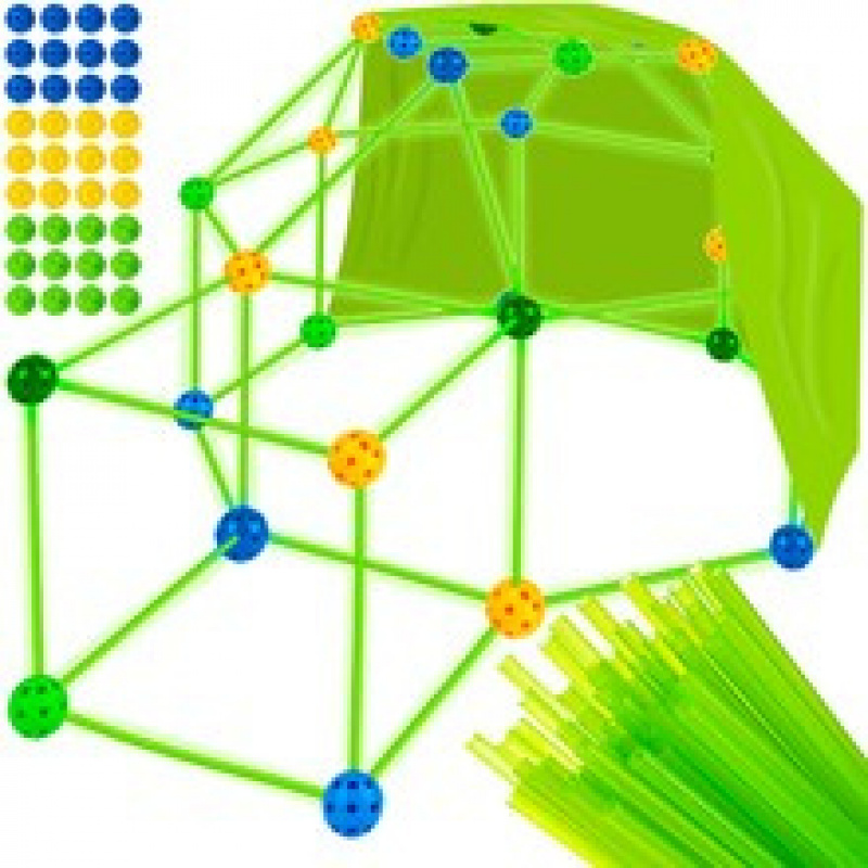 Straw blocks 100 pcs. - tent 22613 universal