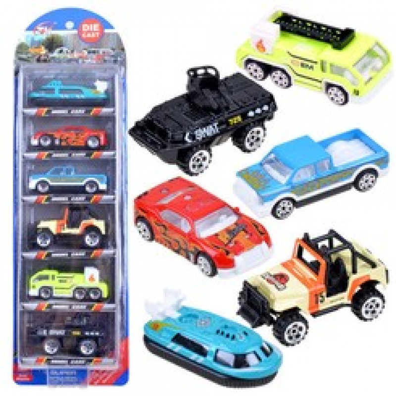 Metal cars 6 pieces set ZA3505