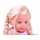 Doll with braids and backpack ZA3890