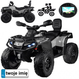 Children's two-seater quad bike on battery CAN-AM OUTLANDER 4x4 LED panel PA0326 universal