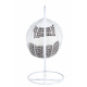 Aga Hanging armchair ORTA White/Grey