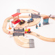 Aga4Kids Wooden Train Set 30 Pieces DS5644