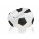Aga Sofa bag BALL XXXL Black - White + footrest