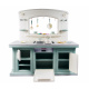 Doloni Play kitchen Turquoise + accessories 34 pcs