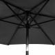 Aga Tilt Garden Parasol 250 cm Dark Grey
