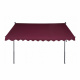 Aga Telescopic Awning 350x120 cm Burgundy