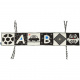 Aga Educational Contrast Sensory Book Owl Black and White