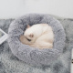 Furry dog bed, gray 22759 universal
