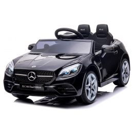 Mercedes SLC 300 black Foam wheels Eva, soft seat License Lithium-ion battery