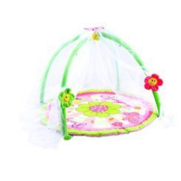 Flower mat with mosquito net for baby ZA3504