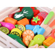 Wooden box with fruit and vegetables for magnet ZA4121