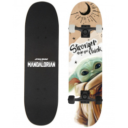 BIG WOODEN SKATEBOARD D100 GROGU