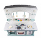Doloni Play kitchen Turquoise + accessories 34 pcs