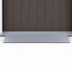 Aga Garden Shed 194x131x184 cm Gray-Brown