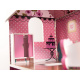 Aga MDF Dollhouse with furniture 70 cm Pink LED