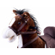 Large rocking horse ZA0052 - dark