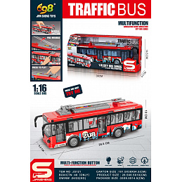 City Bus Red 1:16